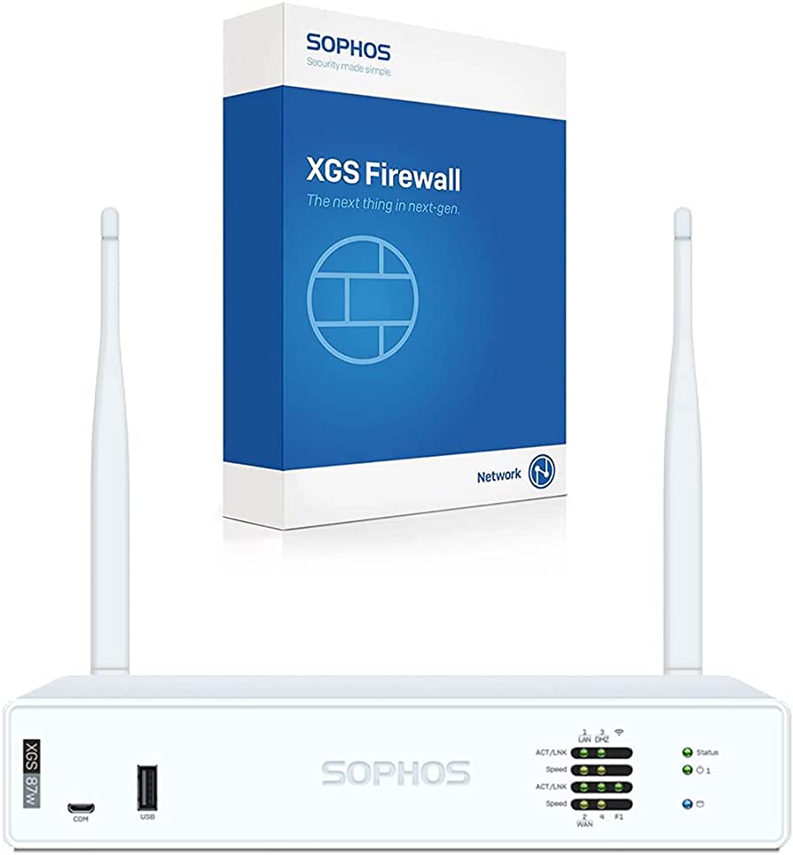 Sophos XGS 87w Security Appliance Firewall with Xstream Protection